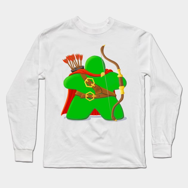 Ranger Meeple Long Sleeve T-Shirt by emilyRose3